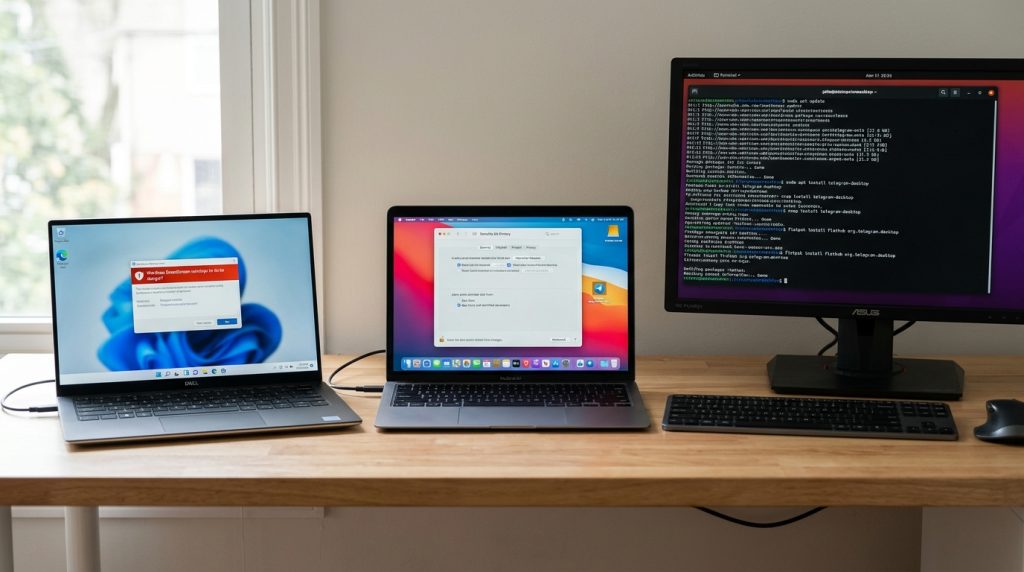 telegram电脑版下载 Windows Mac Linux 三平台安装步骤
