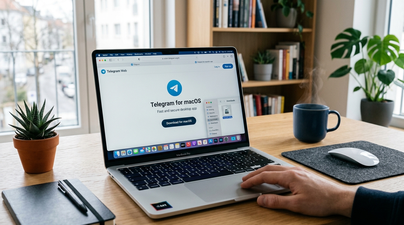 macOS系统下载Telegram的官方页面与DMG安装文件