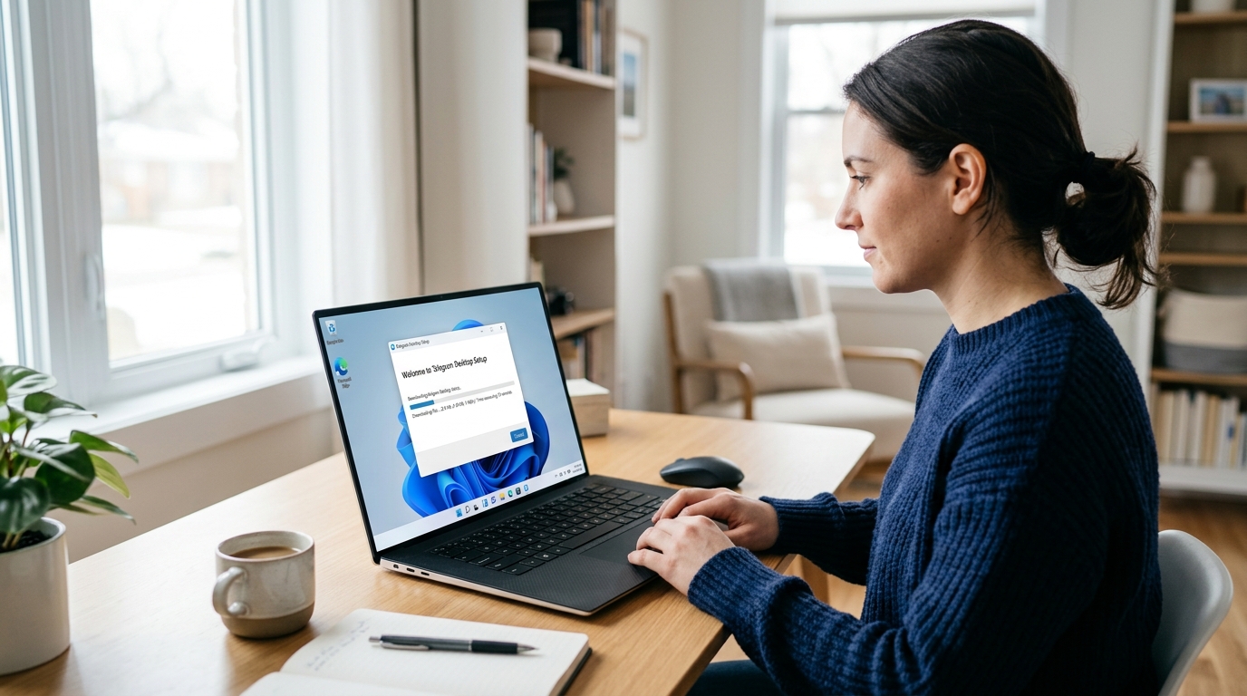 Windows系统Telegram桌面版下载安装界面截图