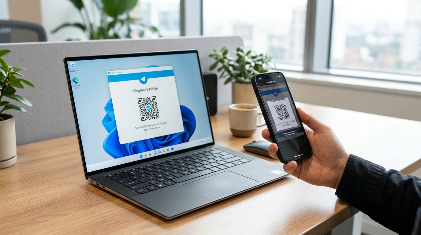 telegram电脑版扫码登录与验证码登录同步教程