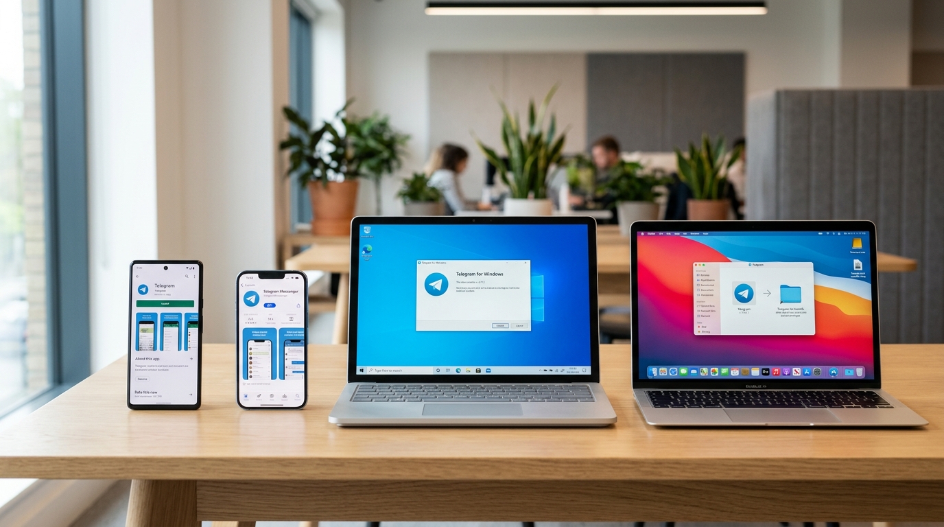 安卓 iPhone Windows Mac 上 telegram下载 各平台官方入口对比