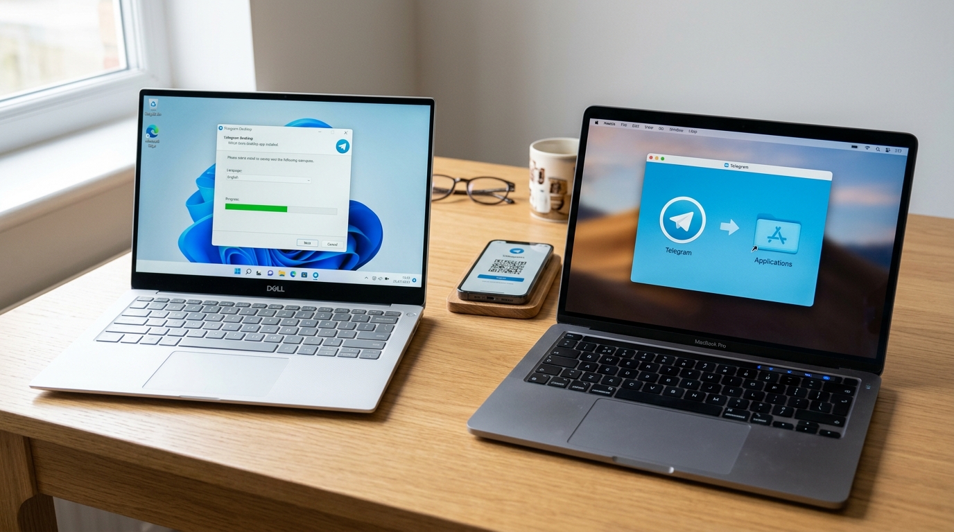 telegram电脑版 Windows 和 Mac 下载安装步骤