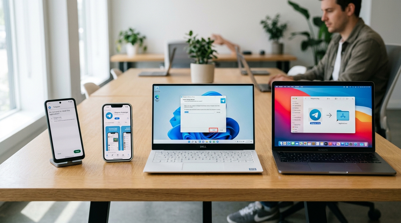 telegram下载 安卓iPhone Windows Mac版本区别对照