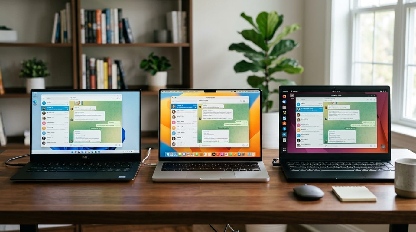 telegram电脑版在Windows、macOS与Linux三系统的安装包与更新差异对比