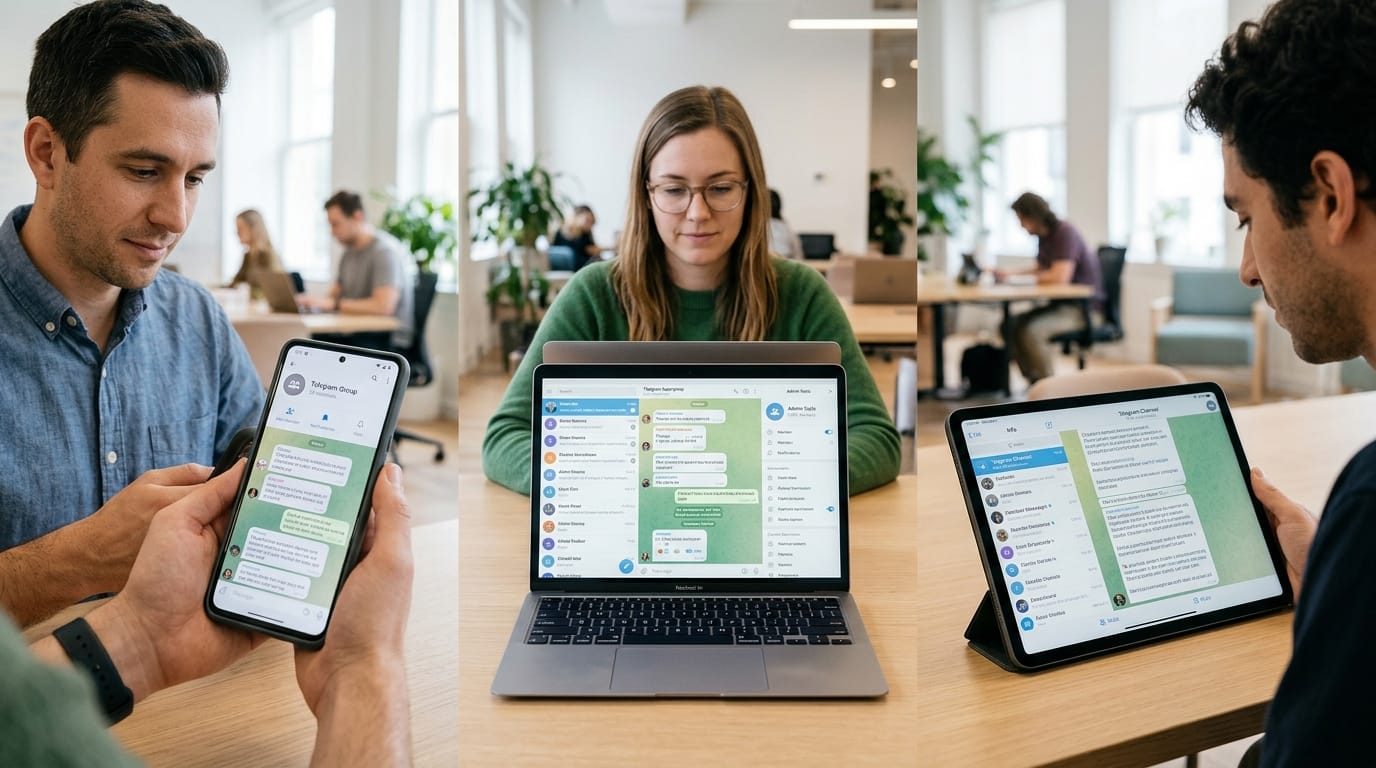 Telegram 群组超级群频道区别对比