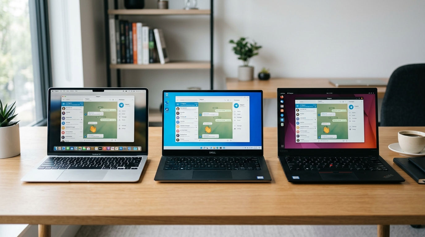 Windows macOS Linux桌面版telegram下载对比
