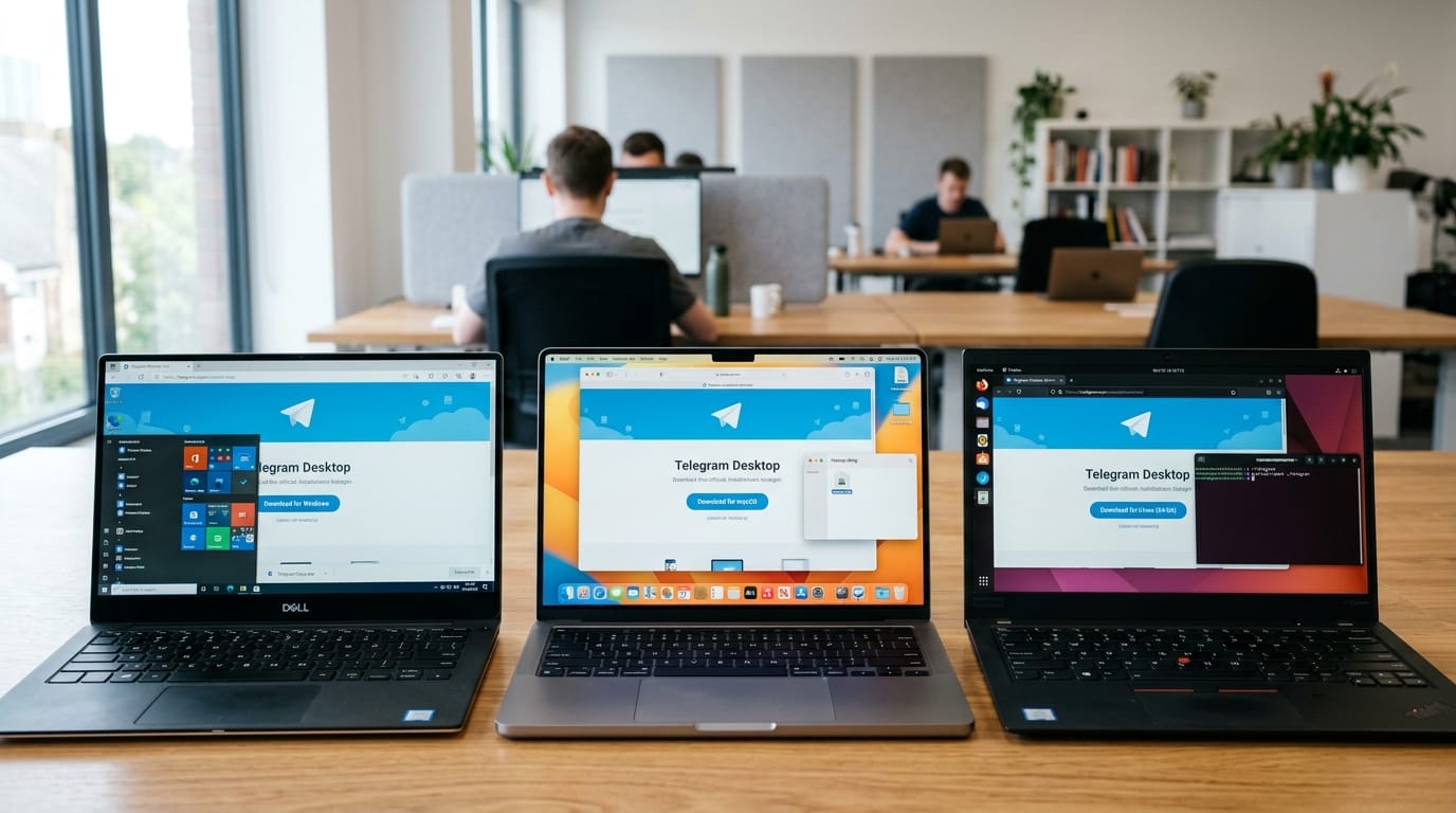 telegram电脑版在Windows、Mac、Linux的安装步骤