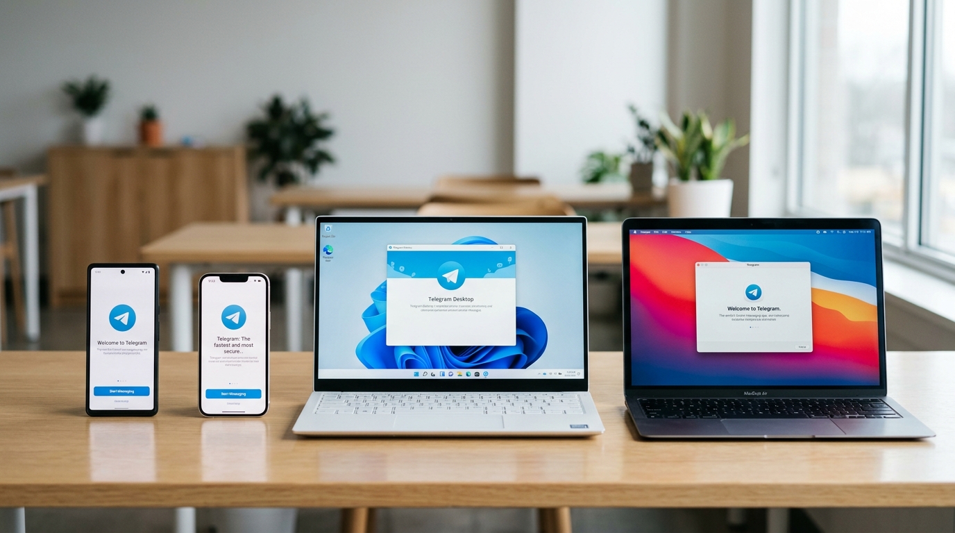 telegram下载 安卓iPhone Windows Mac 四平台版本区别对比